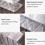 Dust Storage Line Box Hub Finishing Box Desktop Data Cable Storage Box, Specification: 8 Grid Basic - Image 4