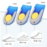 Half-Size Inner Heightening Pads Soft And Comfortable Invisible Shock Absorption Increased Insoles - Image 5