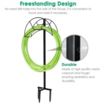 LIANFA018 Garden Hose Bracket Removable Metal Water Pipe Hose Rack Vertical Garden Hose Storage Rack - Image 4