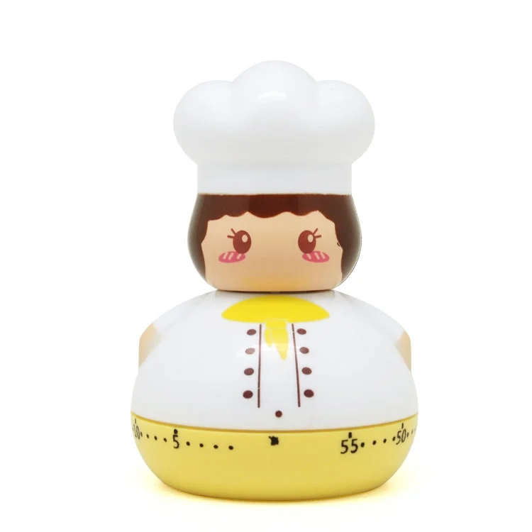 RB189 Mini Chef Timer Kitchen Machinery Reminder Learning Time Manager, Style Random Delivery