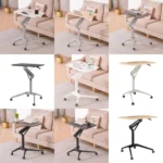 D10 Universal Wheel Standing Computer Desk Movable Lifting Desk - Image 2