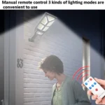 Solar Outdoor Human Body Induction Wall Light Garden Fence Street Light - Image 6