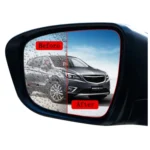 2pcs /Set Rainproof Anti-Fog And Anti-Reflective Film For Car Rearview Mirror - Image 2