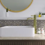 3D Crystal Epoxy Self-Adhesive Wall Sticker Bathroom Simulation Tile Sticker - Image 4