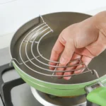 Semi-Circular Stainless Steel Drain Rack Kitchen Steamed Vegetables Rack, Size: Large 30cm - Image 4