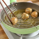 Semi-Circular Stainless Steel Drain Rack Kitchen Steamed Vegetables Rack, Size: Large 30cm - Image 5