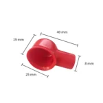 5 Pair Car Battery Clip Protective Cover Dust Cap PVC Insulated Protective Cover Harness End Protective Cover - Image 4