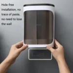 Wall-Mounted Disposable Cup Remover Punch-Free Cup Holder Home Office Convenient Cup Holder - Image 7