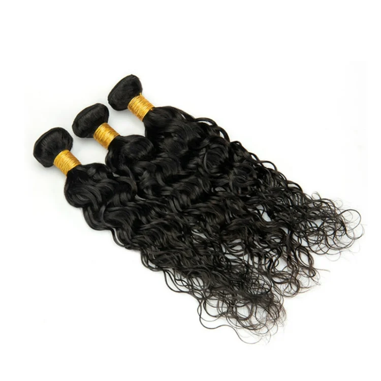 TBD0600403401_B1.webp Ladies Water Wave Synthetic Fiber Hair Bun Wig - Image 2