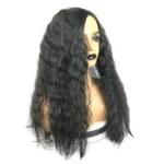 Women Chemical Fiber Middle Split Corn Perm Small Curly Long Wig - Image 2
