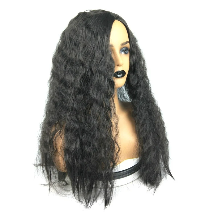 TBD0600403901_B1.webp Women Chemical Fiber Middle Split Corn Perm Small Curly Long Wig - Image 2
