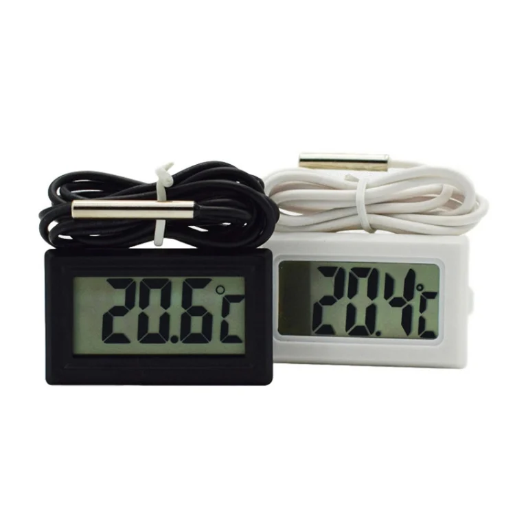 TBD0600405101_B1.webp Fish Tank Digital Thermometer Waterproof Probe Electronic Measuring Thermometer, Line Length: 5m (Black) - Image 2