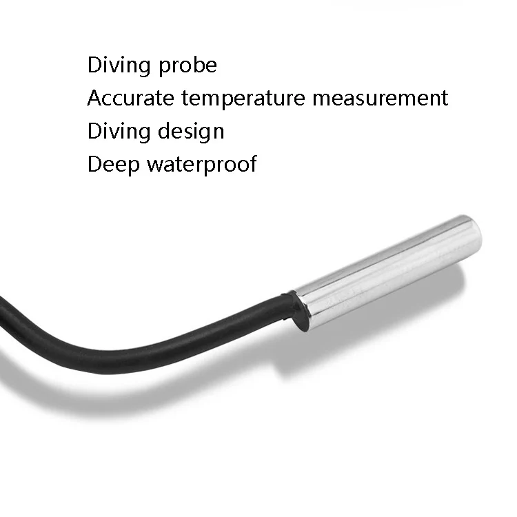 TBD0600405101_B6.webp Fish Tank Digital Thermometer Waterproof Probe Electronic Measuring Thermometer, Line Length: 5m (Black) - Image 7