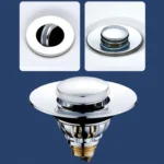 Copper Wash Basin Leaking Plug Push-Type Leaking Plug - Image 2