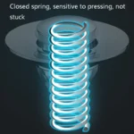 Copper Wash Basin Leaking Plug Push-Type Leaking Plug - Image 6