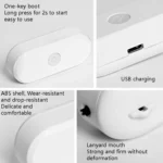 EP206 Hanging Neck Negative Ion Necklace Air Purifier - Image 6