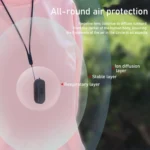 EP206 Hanging Neck Negative Ion Necklace Air Purifier - Image 7