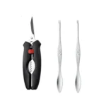 Crab Tool 304 Stainless Steel Crab Fork Crab Scissors Crab Needle,Style: