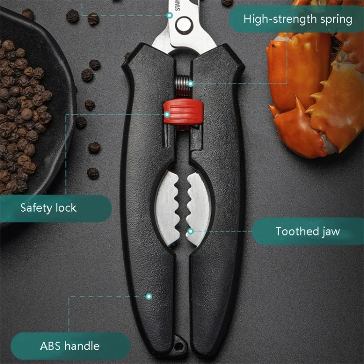 TBD0600411501_B4.webp Crab Tool 304 Stainless Steel Crab Fork Crab Scissors Crab Needle,Style: - Image 5
