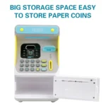 8010 Simulated Face Recognition ATM Machine Piggy Bank Password Automatic Rolling Money Safe Piggy Bank,Style: - Image 7
