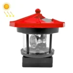 Outdoor Waterproof LED Solar Rotating Lighthouse Garden Decoration Induction Landscape Light
