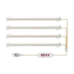 LED Plant Growth Lamp Time Potted Plant Intelligent Remote Control Cabinet Light, Style: - Image 7