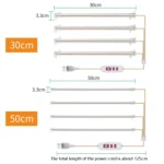 LED Plant Growth Lamp Time Potted Plant Intelligent Remote Control Cabinet Light, Style: - Image 2