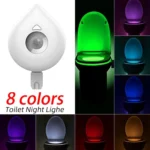 1705 Toilet Light Human Body Induction Night Light LED Toilet Night Light - Image 5
