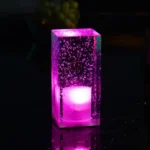 Square Colorful LED Crystal Lamp Bar Atmosphere Decorative Light