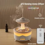 UFO Water Drop Aromatherapy Humidifier Home Desktop Silent Remote Control Diffuser - Image 8