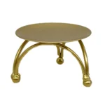 Geometric Three-Dimensional Round Wrought Iron Candle Holder Desktop Ornaments