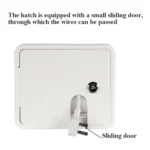RV Accessories Square Wire Hatch Cover Yacht Accessories Wire Storage Box - Image 5