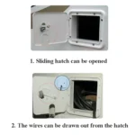 RV Accessories Square Wire Hatch Cover Yacht Accessories Wire Storage Box - Image 7