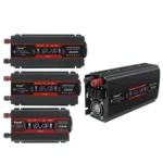 LCD Smart Home Car Inverter 12V To 220V Power Converter - Image 2