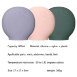 Shell Cartoon Silicone Water Injection Warm Water Bag Hand Warmer - Image 5