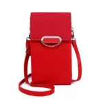 8521 PU Leather Ladies Shoulder Diagonal Bag Large Capacity Mobile Phone Bag
