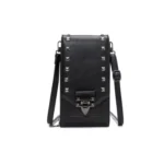 F835 Rivet Diamond Mobile Phone Bag Ladies Shoulder Diagonal Bag