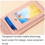 JLF012 Touch Screen Mobile Phone Bag Women Messenger Shoulder Bag - Image 5