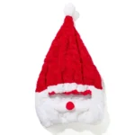 Motorcycle Helmet Christmas Hat Outdoor Crazy Funny Santa Helmet Cover - Image 2
