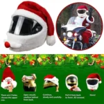 Motorcycle Helmet Christmas Hat Outdoor Crazy Funny Santa Helmet Cover - Image 7