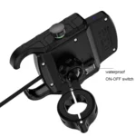 M9 Motorcycle Wireless Charging Mobile Phone Bracket 15W Fast Charging Mobile Phone Navigation Bracket - Image 4