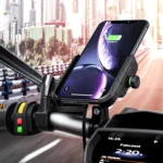M9 Motorcycle Wireless Charging Mobile Phone Bracket 15W Fast Charging Mobile Phone Navigation Bracket - Image 7
