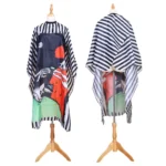 8025 Haircut Hair Dye Care Hairdresser Skull Cloth - Image 2