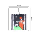 8025 Haircut Hair Dye Care Hairdresser Skull Cloth - Image 5