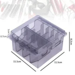 S8035 Clipper Fiber Comb Storage Box Hair Salon Limit Comb Computer Storage Box - Image 4