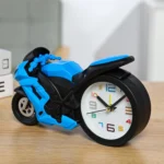 Motorcycle Alarm Clock Ornaments Creative Child Gift Clock