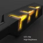 1 Pair VS6-6 Motorcycle LED Steering Tail Lamp 12V Flow Water Light Turn Lamp - Image 6