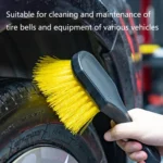 Automobile Tires Multifunctional Short-Handled Cleaning Long-Bristle Brush - Image 6