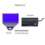 SUMOCHEPIN SMCP101 8-150V Motorcycle Modified Voltmeter LED Digital Display Electric Pressure Meter - Image 4