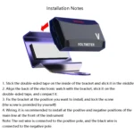 SUMOCHEPIN SMCP101 8-150V Motorcycle Modified Voltmeter LED Digital Display Electric Pressure Meter - Image 6